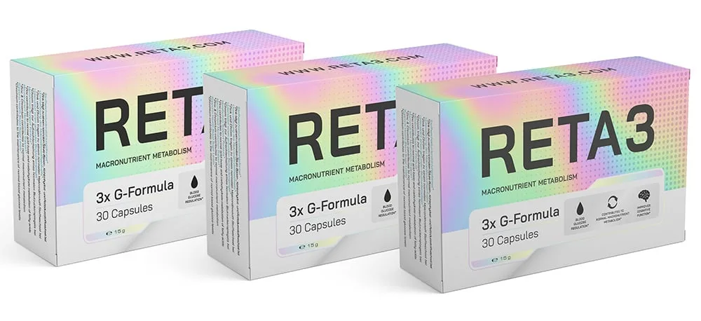 Three Reta3 cartons
